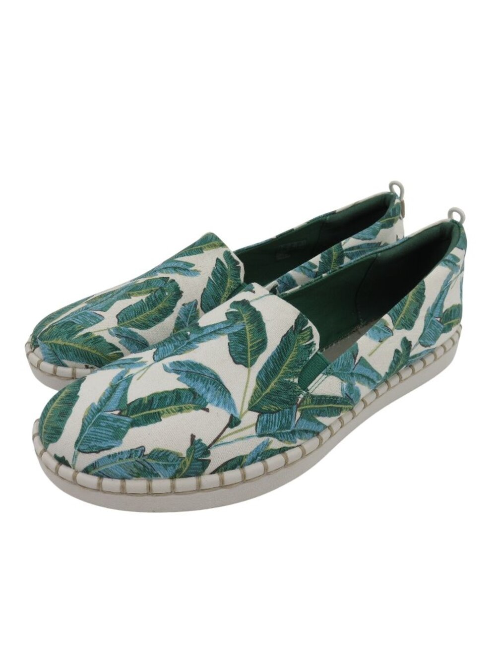 Clarks Step Glow Jade Cloudsteppers Women 8.5 M Slip On Shoes NO INSOLES NWOB